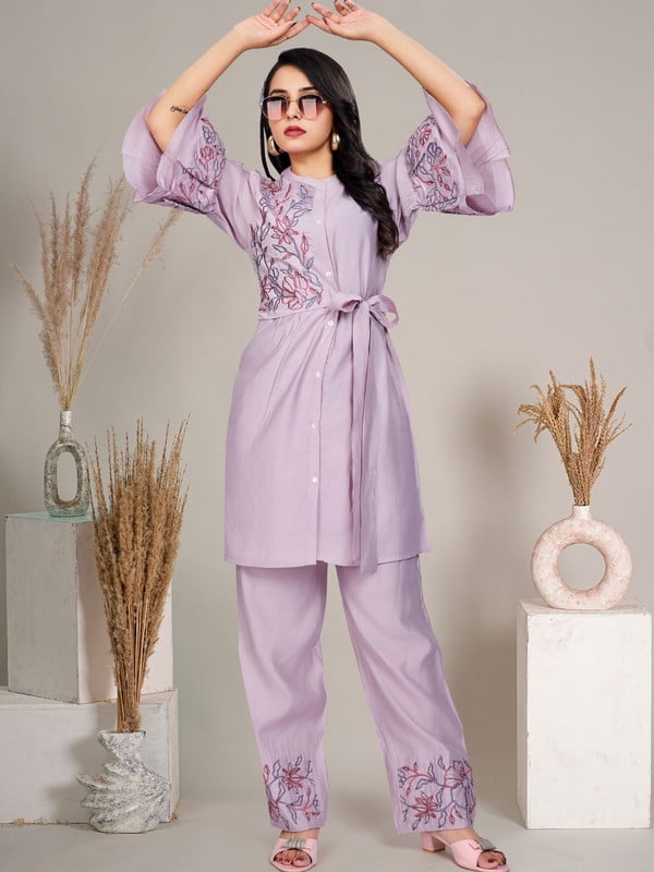 Floral Tunic & Trouser Set main image 1