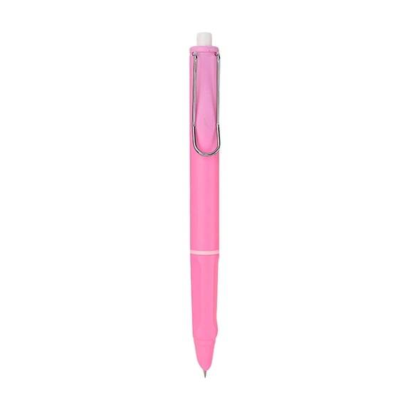 Lavender Pink Gradient Retractable Fountain Pen, 0.38mm Fine Nib, Refillable Ink, Smooth Writing, 14x1cm, 1 Piece