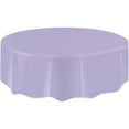 thumbnail image 1 of Lavender Plastic Party Tablecloth, Round, 84in, 1 of 3