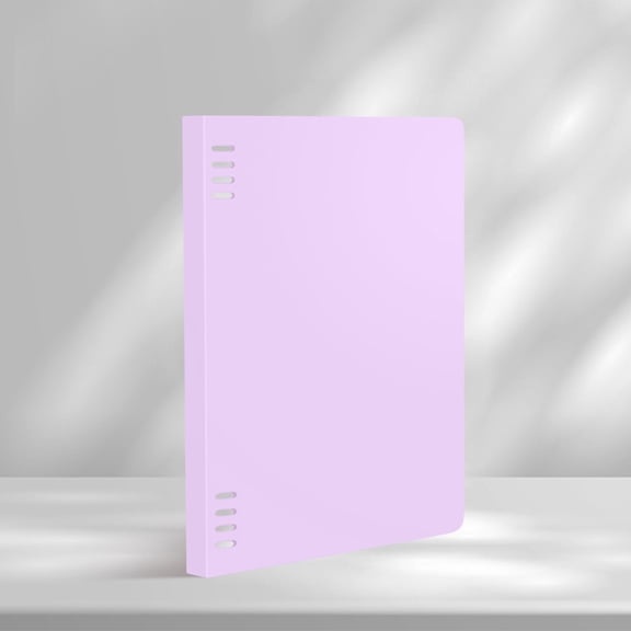 Lavender Purple B5 Notebook Binder – Soft Frosted Texture with Secure Coil, Perfect for College Students, Office Workers, and Planner Enthusiasts, Versatile for Notes, Lists, and Planning, By Harlik