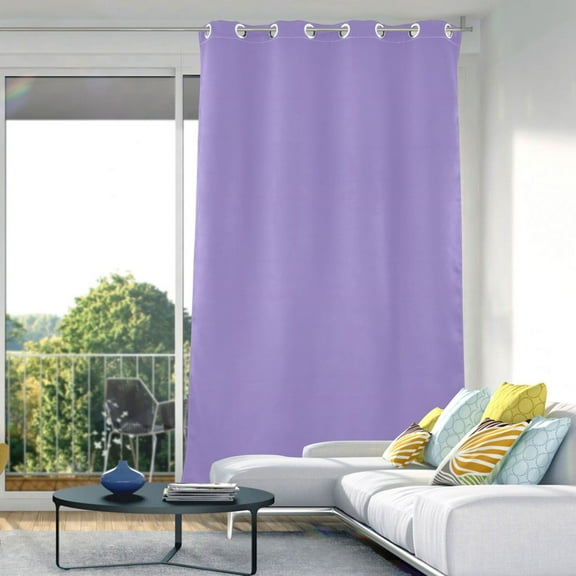 Lavender Purple Blackout Curtains 84"x52" Thermal Insulated Curtain 1 Panel