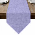 thumbnail image 1 of Lavender Purple Table Runner Linen Burlap Table Runner 72 Inches Long Rustic Farmhouse Solid Color Dresser Scarves for Kitchen Island Coffee Dining Room Party Wedding Holiday Decoration 18"x72", 1 of 8
