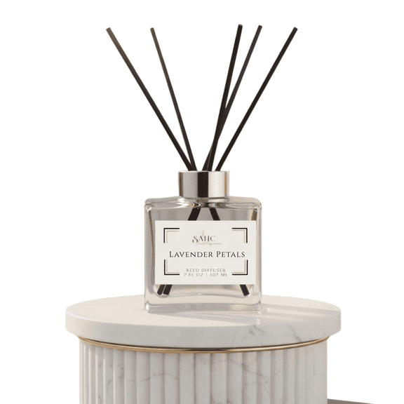 Lavender Reed Diffuser | Calming & Relaxing | Home Fragrance for Stress Relief | Spa-Like Atmosphere | Home Dcor Bedroom Bathroom | Gift