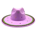 thumbnail image 1 of Lavender Rhinestone Cowboy Hat (Each), 1 of 3