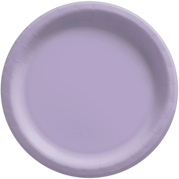 Lavender Round Paper Plates - 8.5" (Pack Of 20) - Perfect For Parties, Celebrations & Picnics