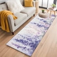 thumbnail image 1 of Lavender Runner Rug 2x6 FT,Non Slip Hallway Rugs,Pastoral Pastel Purple Pink Wildflower Washable Soft Floor Carpet Non-Shedding Throw Runner Carpet Long Rug for Entryway Kitchen Bedside Sliding Door, 1 of 8
