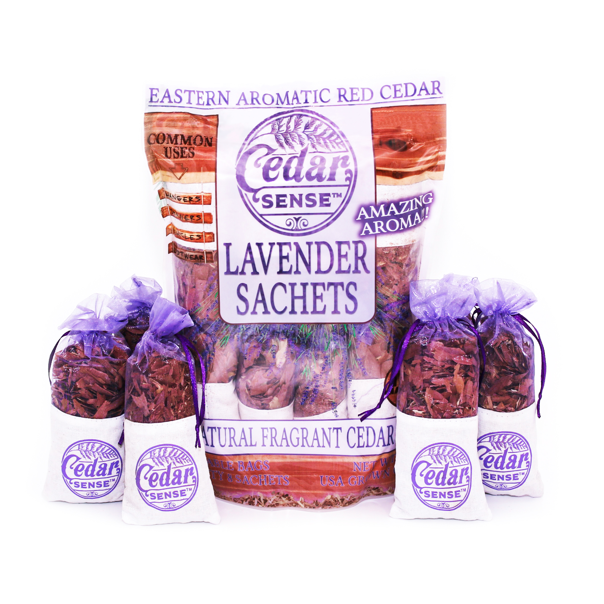 Lavender Sachet Bags Moth Repellent Sachets for Drawers and Closets