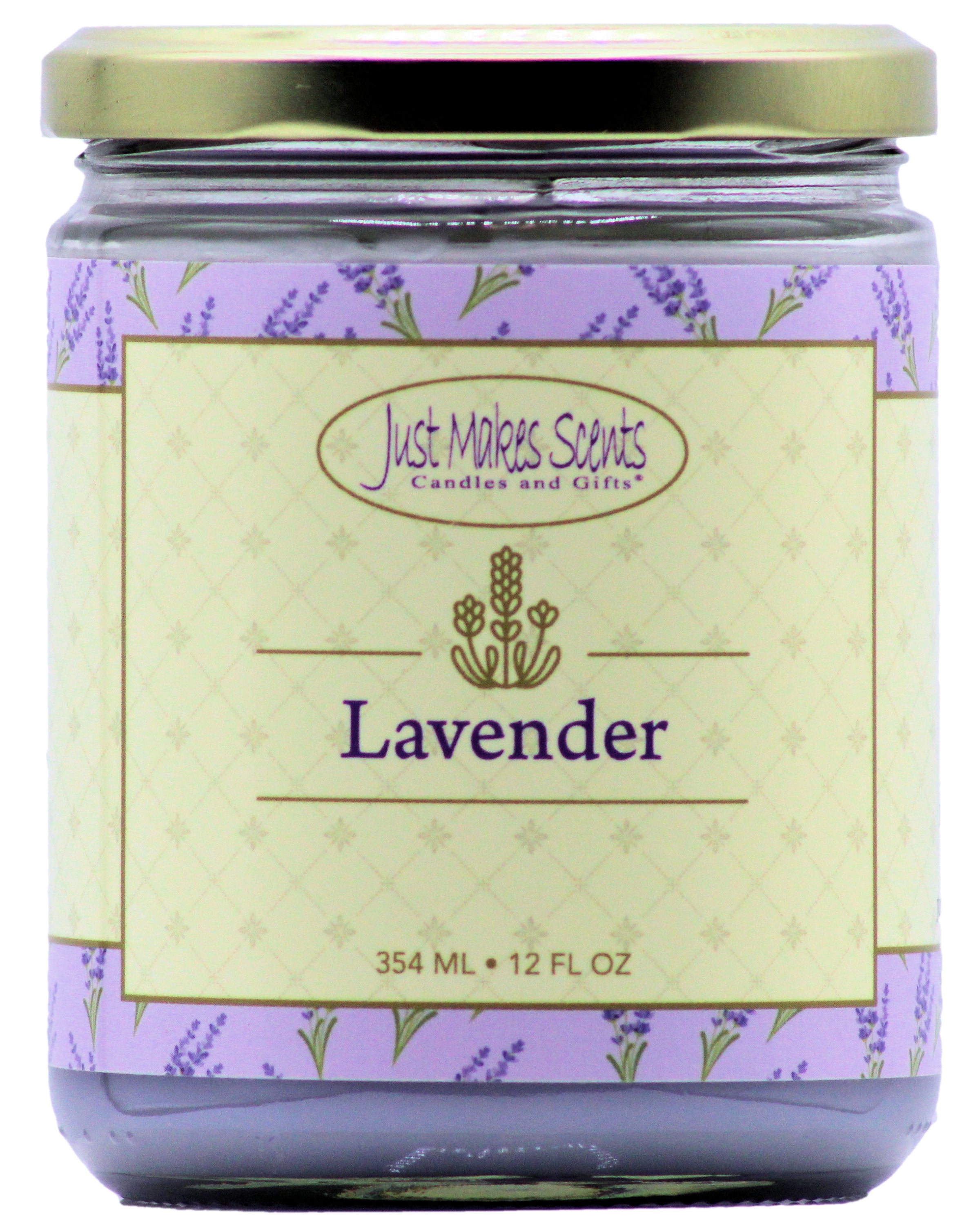 Lavender Salsa Jar Candle 12 oz -Just Makes Scents Candles & Gifts