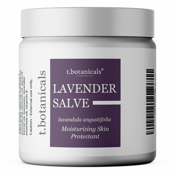 Lavender Salve, All Natural Moisturizing Lavender Balm, Skin Protectant Repair Ointment for Irritated Skin