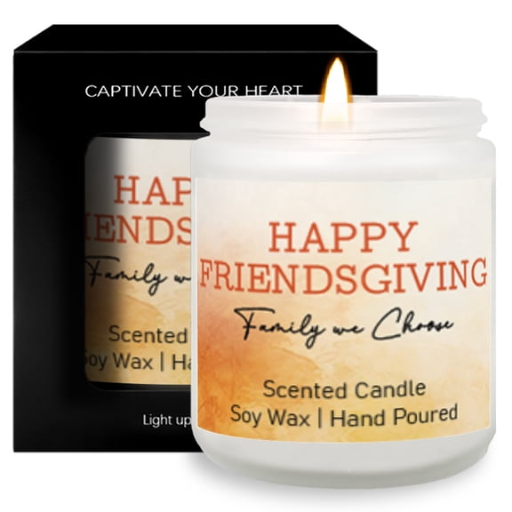 Lavender Scented Candle Fall Themed Orange Pumpkin Rustic Farmhouser Autumn Harvest Festival Thanksgiving Day Gift Ideas for Women Men Friends Friendship Friendsgiving Thankful Cute Home Decor Items