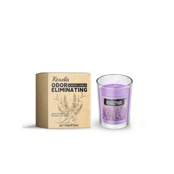 Lavender Scented Candle, Gentle Aromatherapy Candle For Home Fragrance And Relaxation