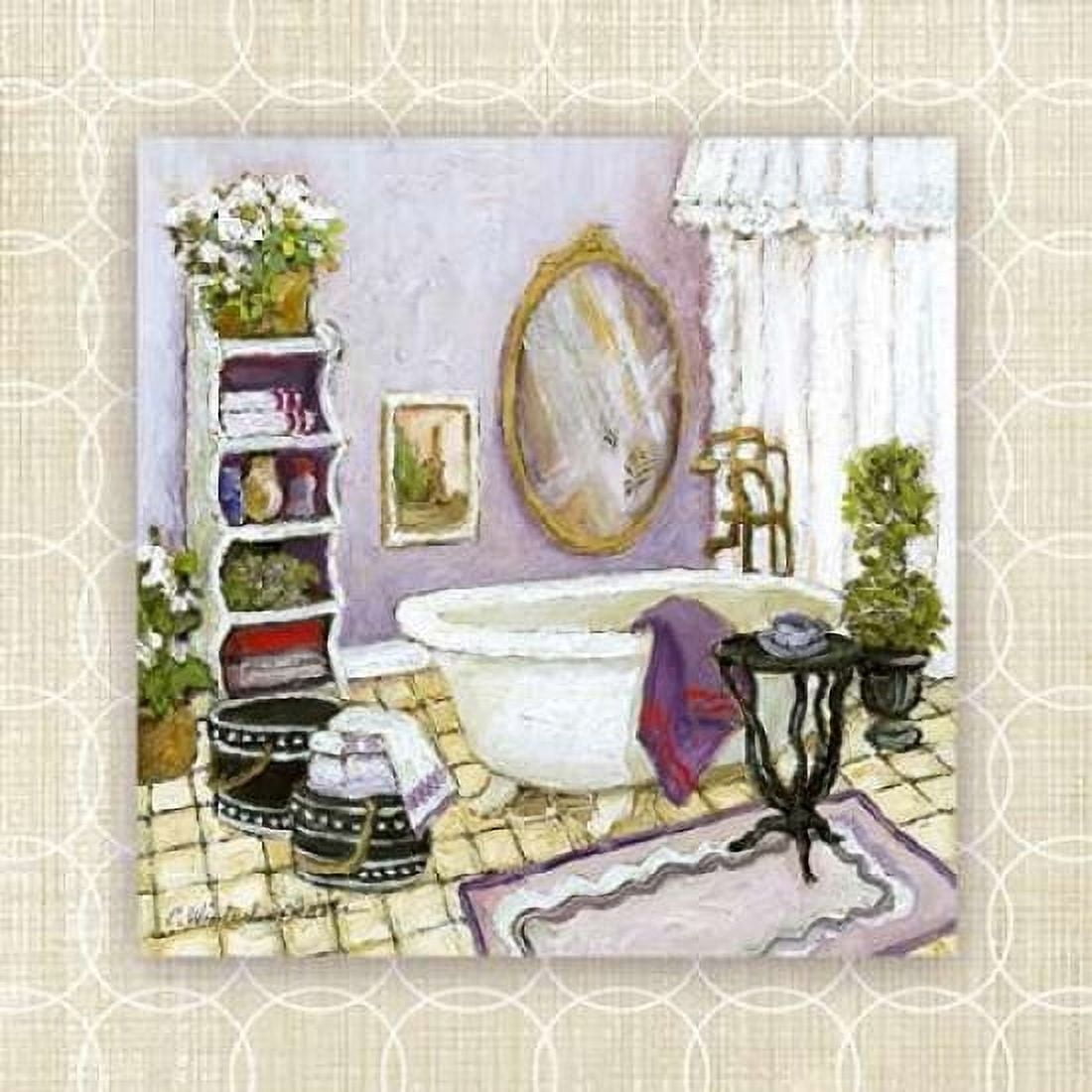 Lavender Scented Canvas Art - Charlene Olson (24 x 24)