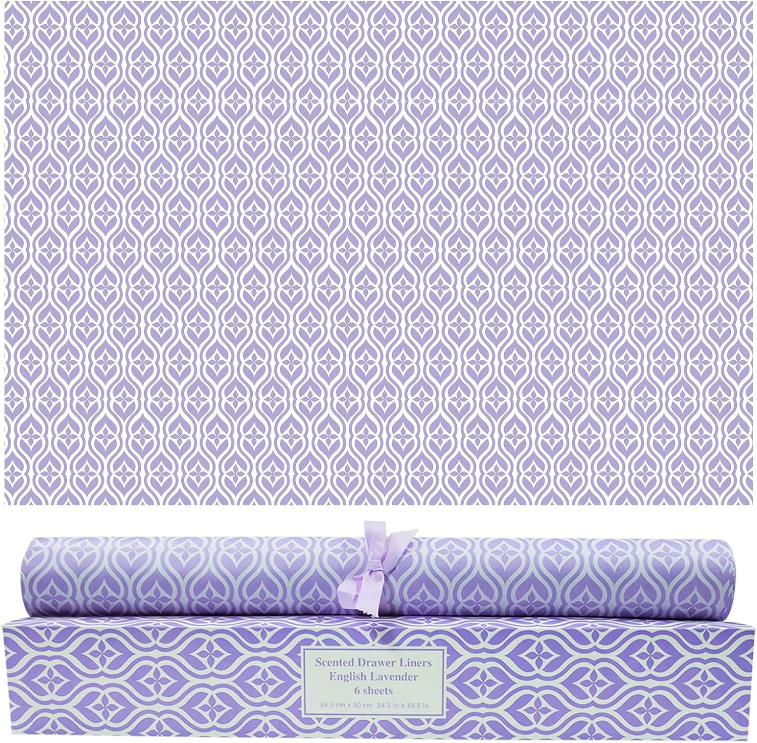 Elodie Essentials 6 Scented Drawer Liners Non-Adhesive Paper Sheets for  Home Closet Shelves, Cabinet and Dresser Drawers - Royal Damask Print - 14  x