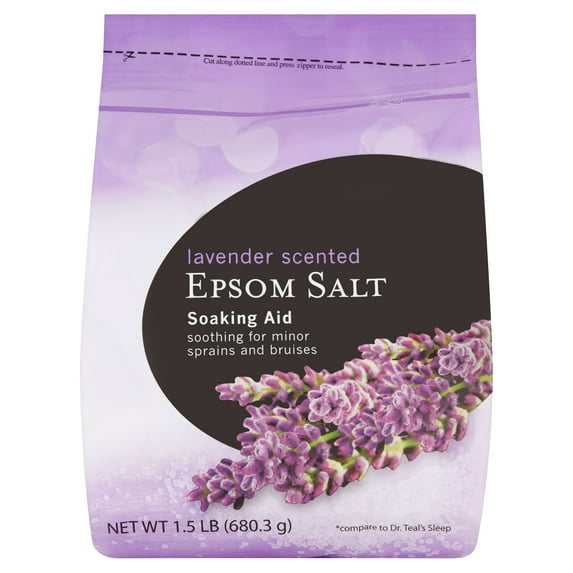 Lavender Scented Epsom Salt Soaking Aid, 1.5 lb