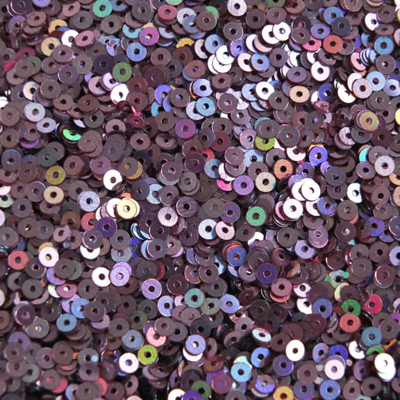 Lavender Sequins 3mm Lazersheen Rainbow Reflective Metallic Made in USA