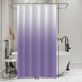 thumbnail image 1 of Lavender Shower Curtain Set with Hooks Modern Ombre White Purple Shower Curtains for Bathroom Stall RV Solid Boho Waterproof Fabric Shower Curtain 36x72inches, 1 of 6