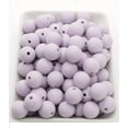 thumbnail image 1 of Lavender Silicone Beads For Keychain Making, Necklace, Bracelet Making Kit (9mm, 100pc, Lavender) - Jewelry Making Kit - Silicone Beads, 1 of 11