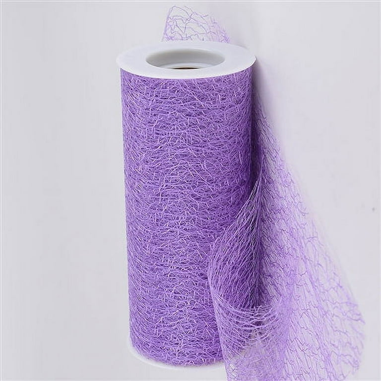 Lavender Sisal Mesh Wrap Rolls 6 Inch x 10 Yards