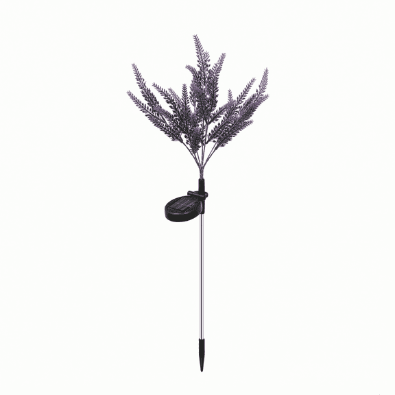 Lavender Solar Garden Lights, Outdoor Waterproof Artificial Flowers, Solar Powered Yard Pathway Patio Lawn Decor, Halloween Thanksgiving Gifts