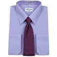 thumbnail image 1 of Lavender Solid Mens Dress Shirt and Tie Set, 1 of 1