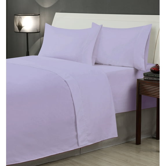 Lavender Solid Sheet Set Full Purple