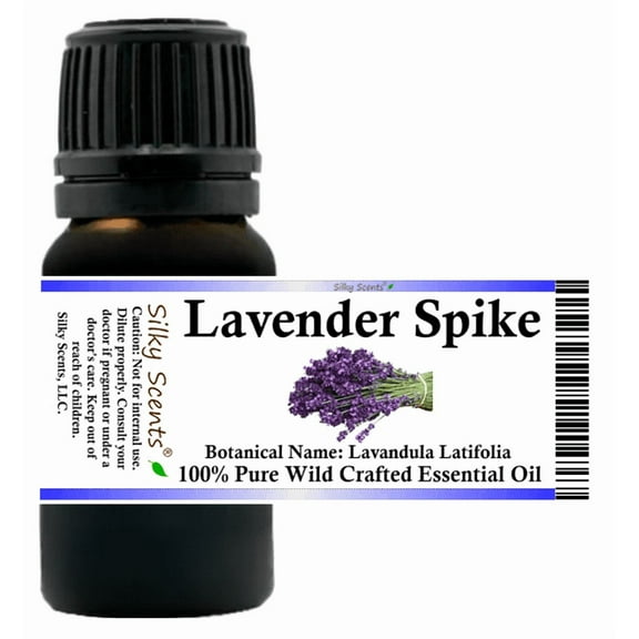 Lavender Spike Essential Oil 1 fl oz (30 ml) - 100% Pure and Natural by Silky Scents