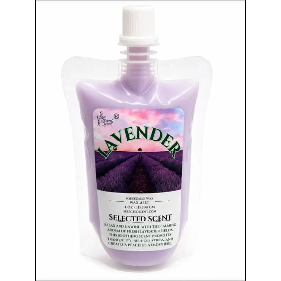 Lavender Squeezable Wax Melt Long Lasting Home Fragrance (4Ounces)