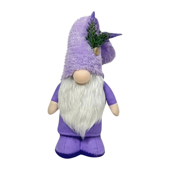 Lavender Standing Doll Faceless Old Man Cute Gnome Dwarf Doll Decoration Christmas Party Decoration