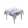 thumbnail image 1 of Lavender Table Cloth, Pastoral Pastel Purple Pink Wildflower Waterproof Tablecloth for Square Tables, Reusable Washable Fabric Table Cover for Restaurant Kitchen Dining Tables 54"x54", 1 of 6