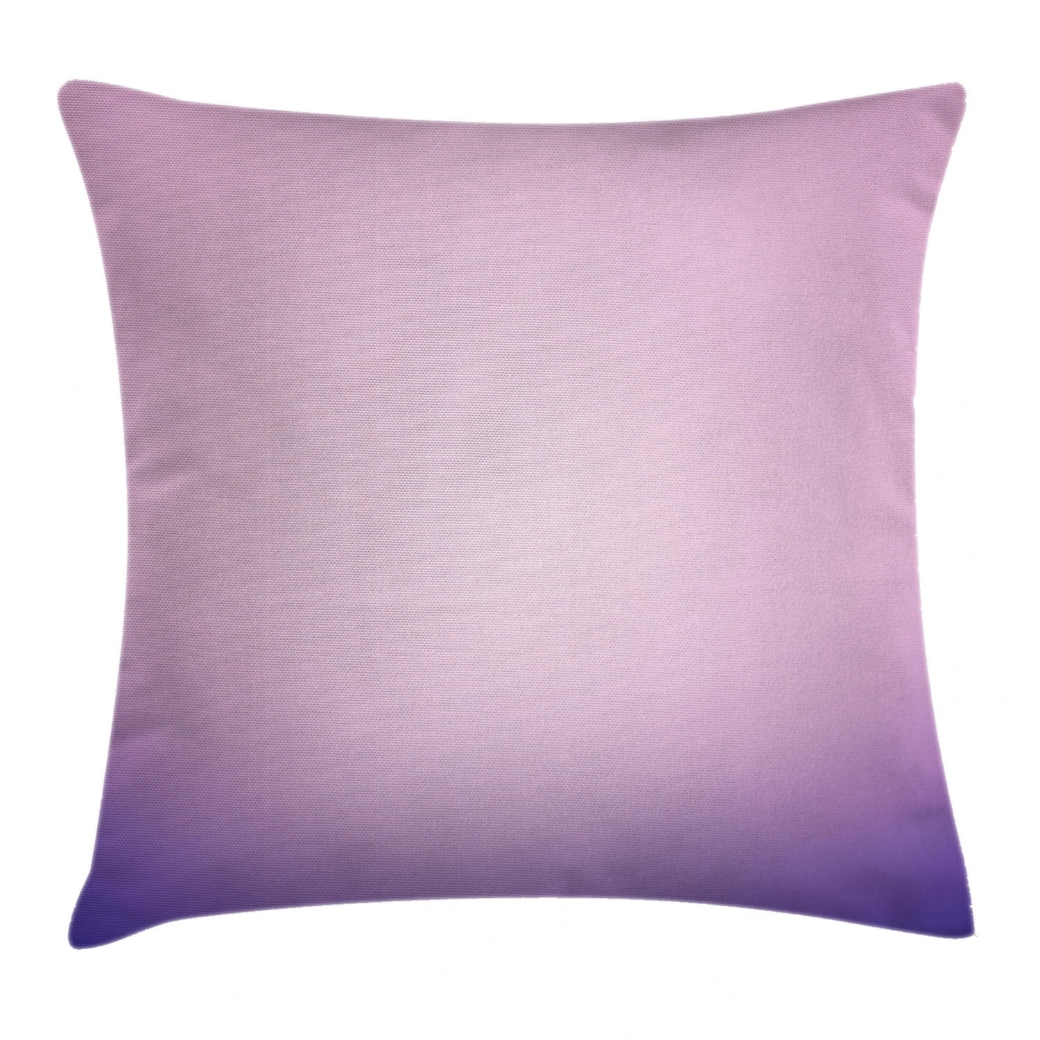 Lavender Pink Ombre Square Polyester Throw Pillow