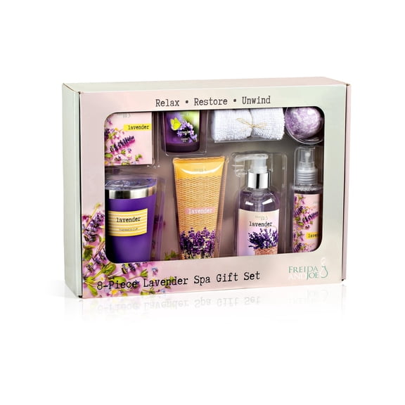Lavender Ultimate Spa Box Mother's Day Spa Gift Set for Women