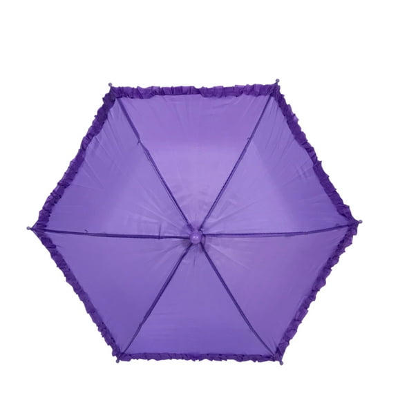 Lavender Umbrella with Ruffle 14.5" (Each)