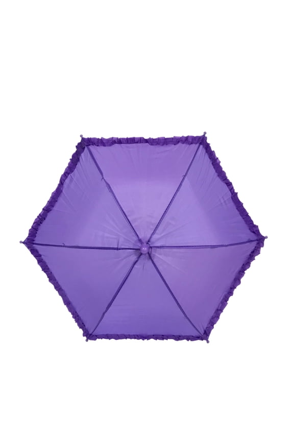 Lavender Umbrella with Ruffle 14.5" (Each)