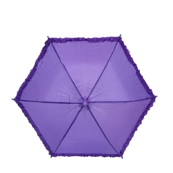 Lavender Umbrella with Ruffle 14.5" (Each)