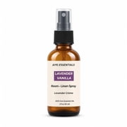 Lavender Vanilla Room & Linen Mist   Relaxing Floral Sweet Scent   4 oz Amber Glass