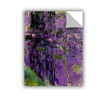 Lavender Water Lillies Removable Wall Art Mural