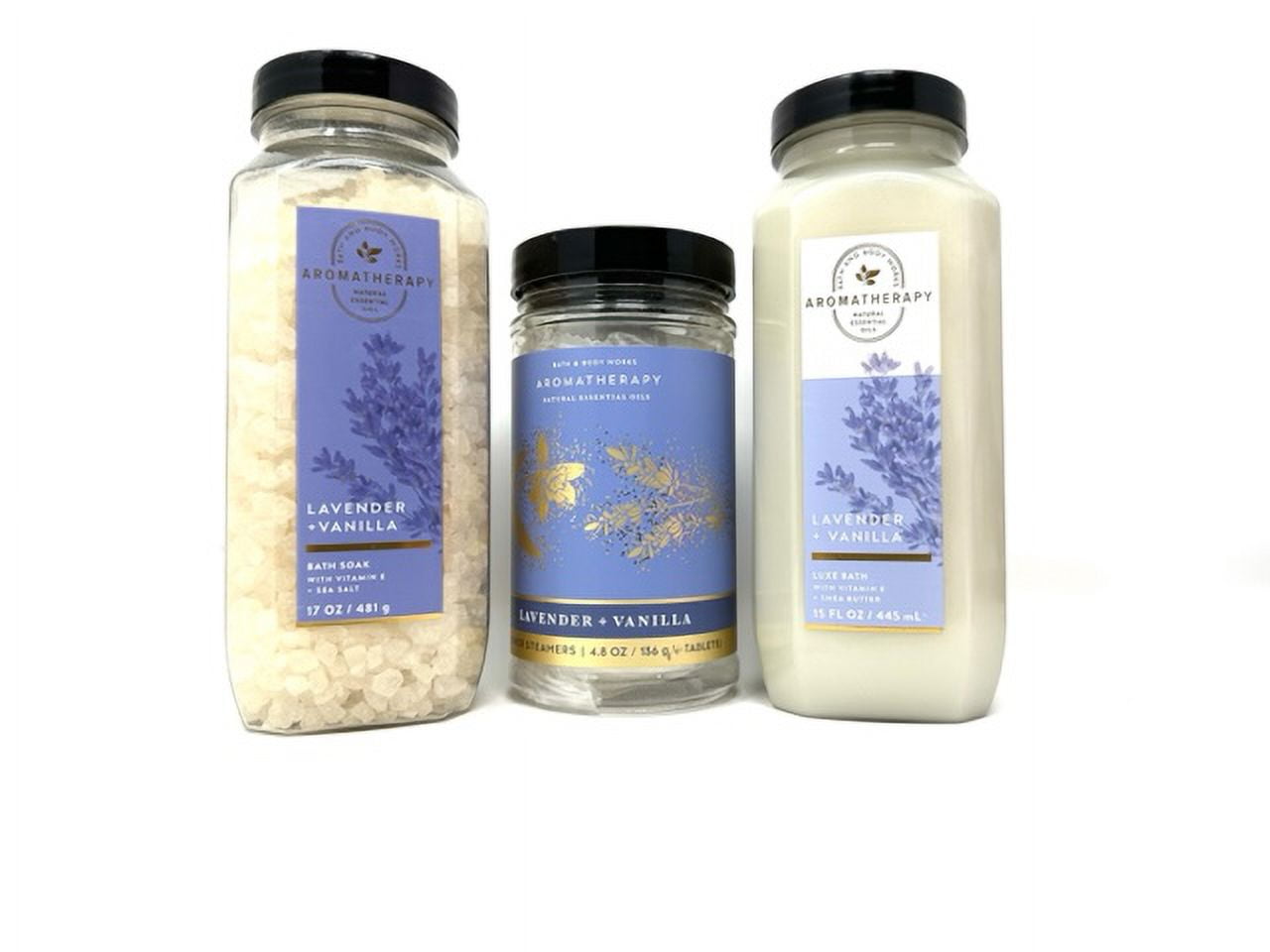 Lavender and Vanilla Bath Set (3Pc) by Bath and Body Works