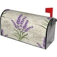 thumbnail image 1 of Lavenders Flowers Mailbox Covers Magnetic Spring Floral Post Letter Box Cover for Garden Yard Decor Outside Home Standard 21x18 in, 1 of 6