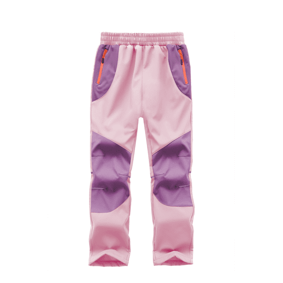 Lavenicole Kids Boys Girls Youth Waterproof Hiking Ski Snow Pants Elastic Waist Warm Insulated Pants