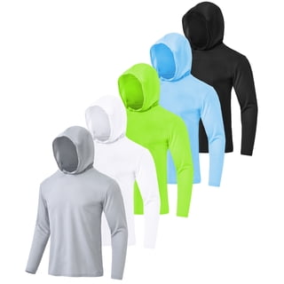 Lavenicole Men’s UPF 50+ Sun Protection Long Sleeve UV Shirt Rash Guard Swim Fishing Beach Athletic M