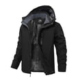 thumbnail image 1 of Lavenicole Men's Waterproof Ski Jacket Warm Winter Snow Coat Mountain Windbreaker Hooded Raincoat Black L, 1 of 7