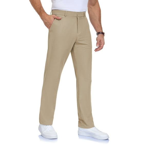 Lavenicole Men's Golf Pants Stretch Quick Dry Lightweight with Pockets 30W × 30L