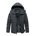 thumbnail image 1 of Lavenicole Winter Jackets for Men with Hoode Ski Snow Snowboarding Waterproof Fleece Liner Coats Windproof Raincoat 6 Pockets, 1 of 6