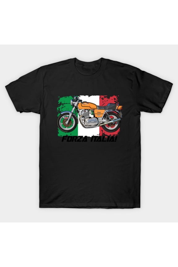 Laverda Jota Classic High Performance Triple Cylinder Italian Motorcycle Unisex T-Shirt, up to size 3XL.