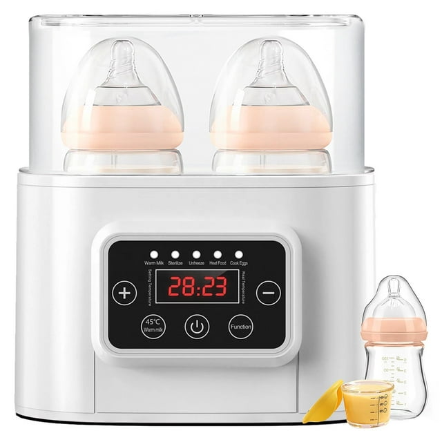 Laverner 7-in-1 Baby Bottle Warmer Sterilizer with LCD Display