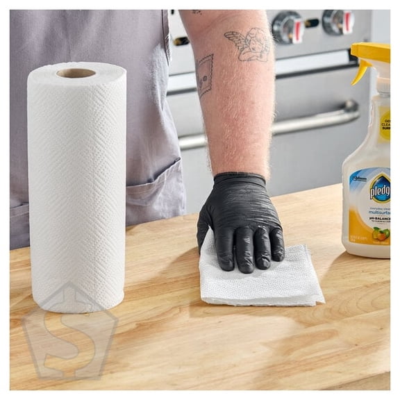 Lavex 2-Ply Paper Towel Roll, 70 Sheets / Roll - 30/Case