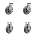 thumbnail image 1 of Lavex Lodging 274HKLGFXWH 274HKLGDRWH Housekeeping Cart Caster Set – SCC, 1 of 2