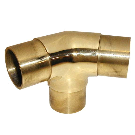 Lavi 2" Polished Brass Flush 135 degree Side Outlet