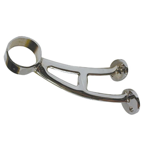 Lavi 2" Polished Solid Stainless Steel Bar Bracket