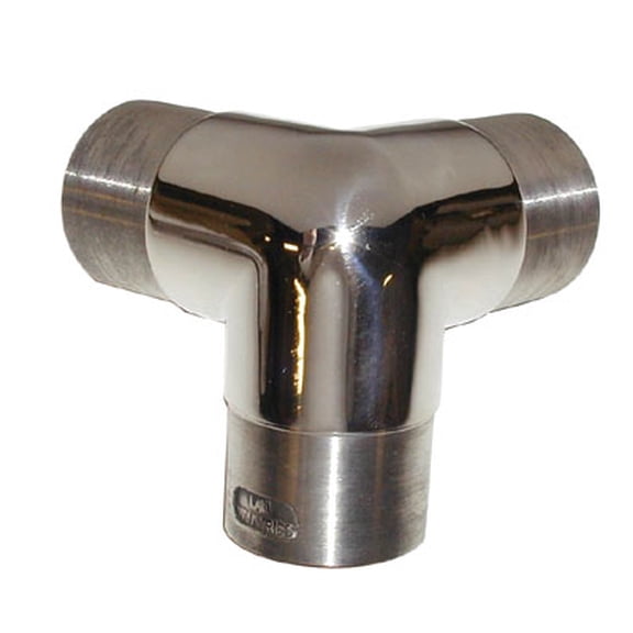 Lavi 2" Polished Solid Stainless Steel Flush Side Outlet